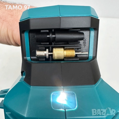 Makita DMP181 - Нов акумулаторен компресор 18V 11.1бара, снимка 8 - Други инструменти - 52756581