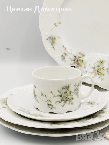 ROSENTHAL , порцеланов троен сет за кафе , снимка 11 - Сервизи - 51437784