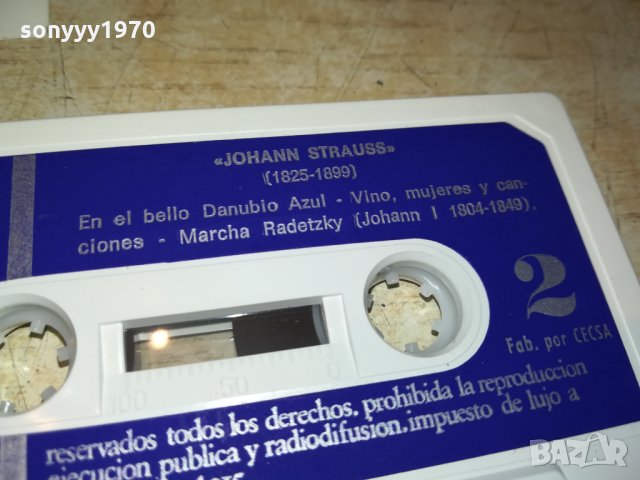 JOHANN STRAUSS-АУДИОКАСЕТА 0410211926, снимка 9 - Аудио касети - 34349368