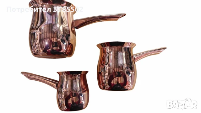 Комплект от три качествени джезвета от неръждаема стомана, снимка 4 - Аксесоари за кухня - 51392938