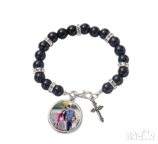 Гривна със снимка и стъклено покритие  , снимка 12 - Гривни - 51172926