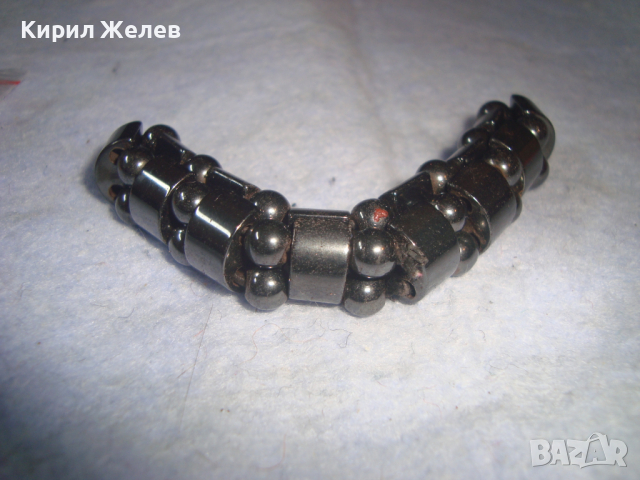 ХЕНД - МЕЙД ФЕШЪН АРТ ГРИВНА от КАМЪНИ МИНЕРАЛ МАГНЕТИТ ШЛИФОВАНИ и ПОЛИРАНИ 20698, снимка 7 - Гривни - 36353694