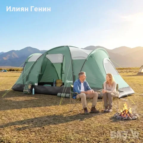 Къмпинг палатка Outsunny за 5 души, снимка 2 - Палатки - 55851044