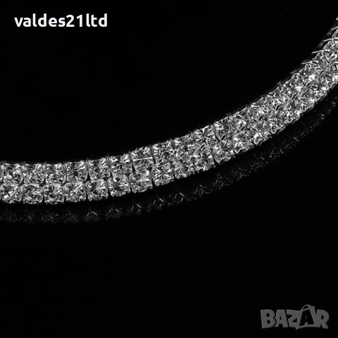 Колие с изкуствени кристали, снимка 9 - Колиета, медальони, синджири - 39314934