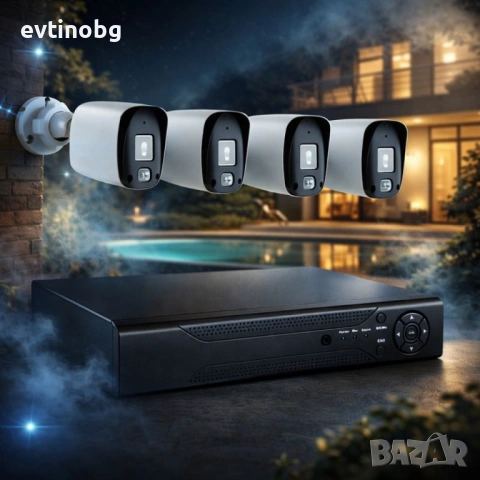 Професионален комплект за сигурност с 4 камери IP67 YL-806B, снимка 2 - Комплекти за видеонаблюдение - 53786151
