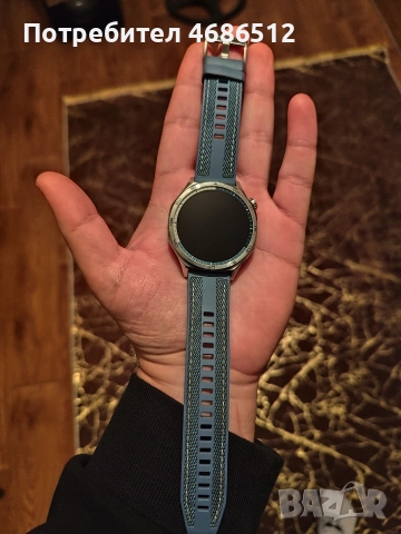 Смарт часовник HUAWEI WATCH GT 5 BLUE VLI-B19W Blue Woven Strap 46 MM, GPS, ПУЛСОМЕР, SPO2, снимка 2 - Huawei - 52836124