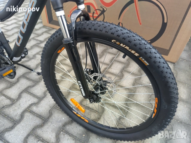 CROSS Алуминиев велосипед 24" SPEEDSTER boy 2db черен/сив, снимка 5 - Велосипеди - 53561334