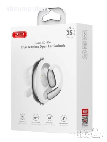 Bluetooth Handsfree Wireless XO-G36 ОWS + AI преводач /Бял/ Баркод : 2404124, снимка 2 - Bluetooth слушалки - 52562483