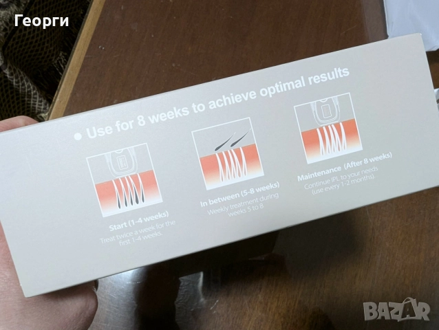 Продавам чисто нов фотоепилатор IPL Hair Removal, снимка 3 - Козметични уреди - 52776425