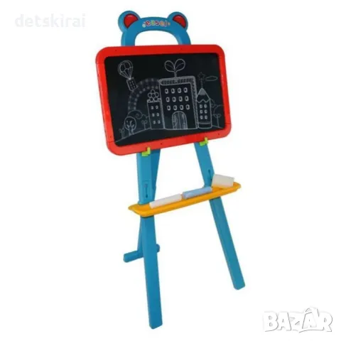 Статив с бяла и черна дъска, снимка 2 - Рисуване и оцветяване - 47946996