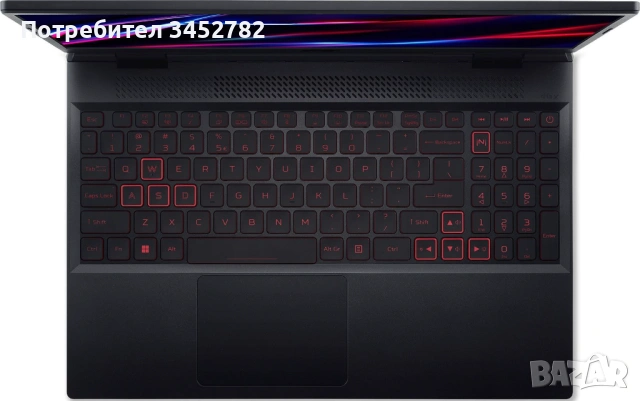 Гейминг лаптоп Acer Nitro 5 AN515-58 (i7 / 16GB / RTX 4060 / 1TB) – Отлично състояние, снимка 3 - Лаптопи за игри - 53469636