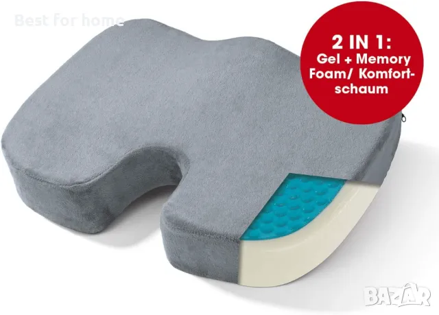 Ергономична гел възглавница за седалка VITALmaxx, снимка 4 - Масажори - 48256662