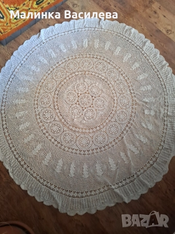 кръгла покривка , снимка 2 - Покривки за маси - 52305974