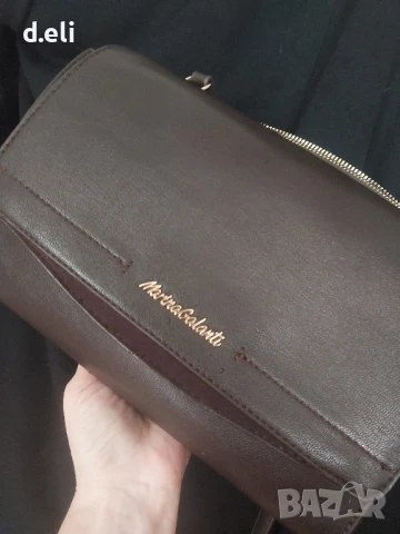 Marina Galanti / SALAMANDER Original 100% Кожа. Две Кафяи чанта