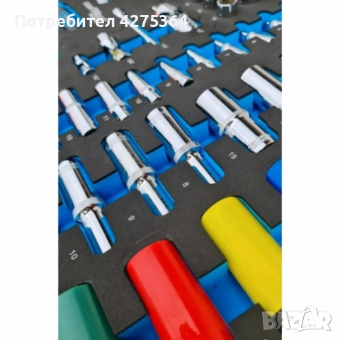 Професионална количка с инструменти Kraftwelle 05 - 7 чекмеджета и над 250 инструмента, снимка 11 - Аксесоари и консумативи - 51931068