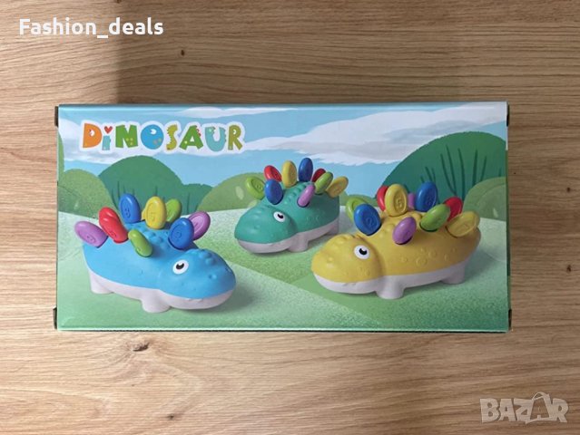 Нова Бебешка играчка Монтесори за малки деца 1+ години Числа Динозавър, снимка 6 - Образователни игри - 40434314