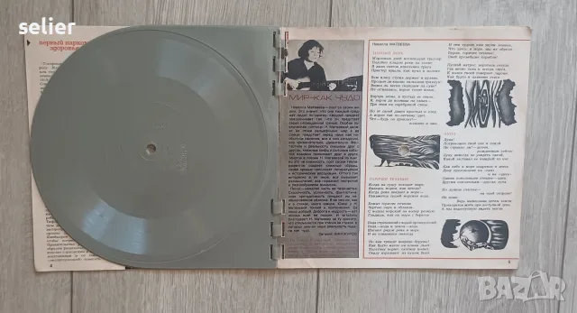 Това е легендарното съветско звуково списание „Кругозор“ (брой 7 от юли 1975 г.).  Характеристики и , снимка 6 - Списания и комикси - 55728156