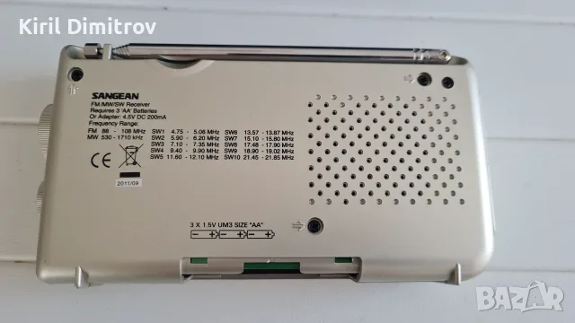 Sangean SG-622 – качествено ретро радио, снимка 7 - Радиокасетофони, транзистори - 56073130