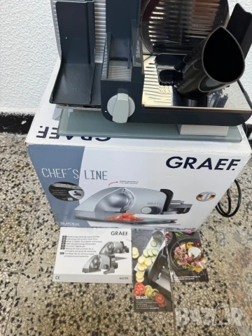Електрически Слайсър/Резачка за Колбаси Graef Master M20EU - Домашна и Професионална Употреба, 170W!, снимка 8 - Друга електроника - 50948769