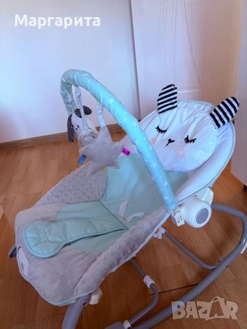 Детски люлеещ се стол за бебета и деца, с мелодии, снимка 6 - Други - 51893699