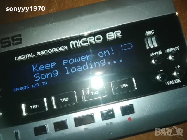 BOSS DIGITAL RECORDER MICRO BR 0510241317, снимка 5 - Ресийвъри, усилватели, смесителни пултове - 47470451