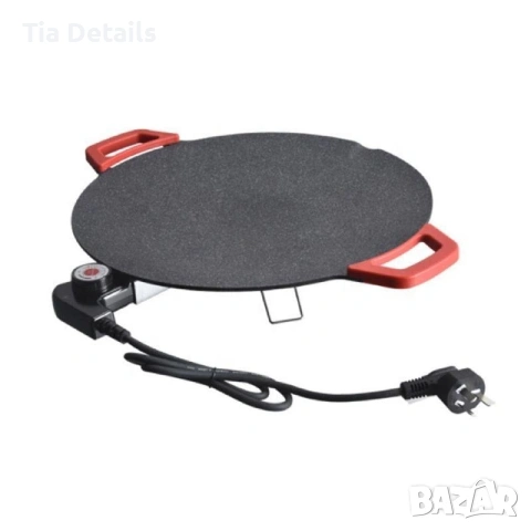 Преносима електрическа настолна скара с не залепваща повърхност, снимка 5 - Други стоки за дома - 53178403