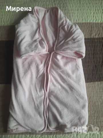 Зимно ватирано портбебе за момиче Bebetto с копчета