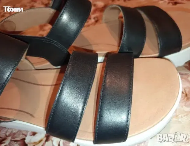 Нови Дамски Сандали Изцяло Естествена Кожа на Платформа 39, снимка 2 - Сандали - 49038208