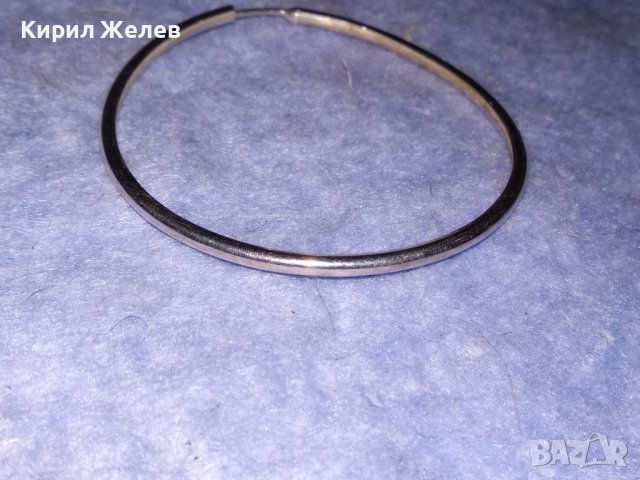 КЛАСИЧЕСКА СРЕБЪРНА ВИНТИДЖ ОБЕЦА СРЕБРО 925 РЪЧНА МАЙСТОРСКА ИЗРАБОТКА 26571, снимка 8 - Обеци - 40938470