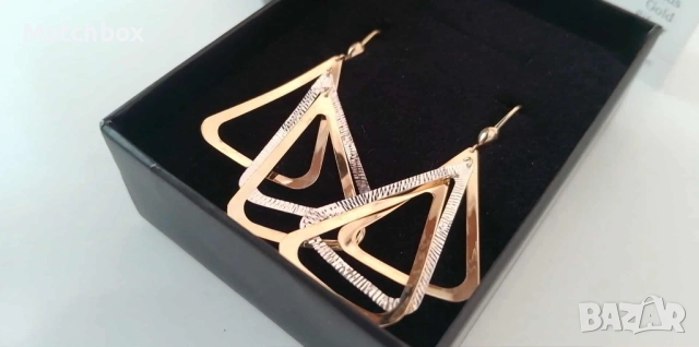 Златни гривни , обеци 14 карата 585 , снимка 14 - Гривни - 51919288