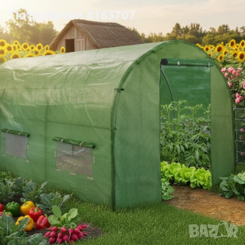 Компактна оранжерия - професионална защита и идеални условия за вашите култури - 3 х 2 х 2м, снимка 3 - Оранжерии - 53646305