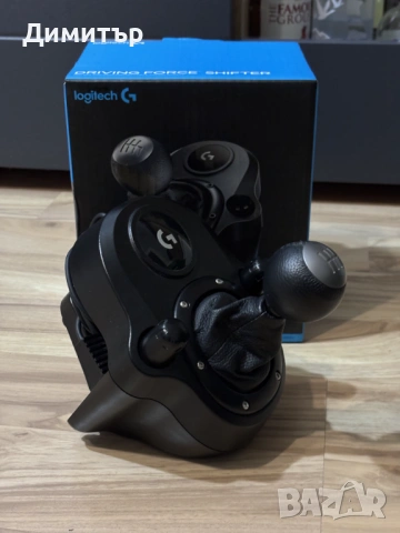Скоростен лост Logitech driving force Shifter, снимка 4 - Джойстици и геймпадове - 53688907