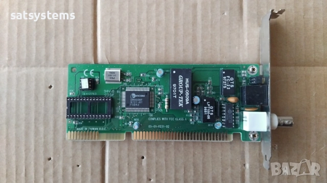 DAVICOM 05-01-0231-02 16-bit ISA Network Adapter Card 