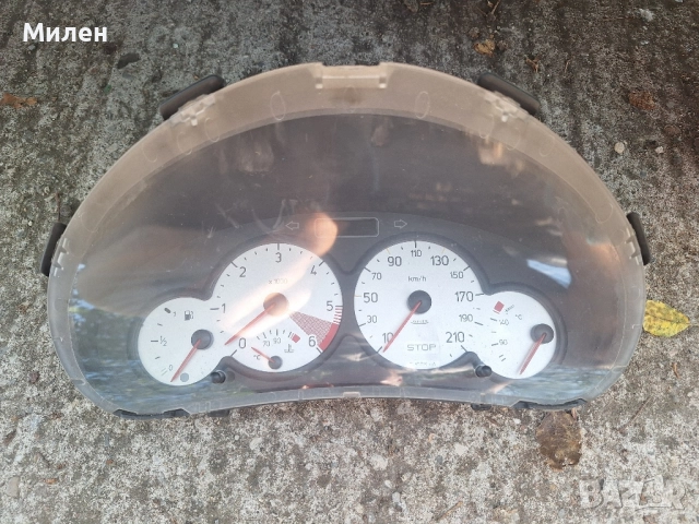 Километражно Табло За Peugeot 206 от 2003-2009 Година 2,0 HDI 90 к.с Пежо 206 Дизел