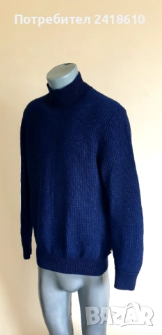 Hugo Boss H - Emaurello Wool / Cotton Knit  Mens Size L  НОВО! ОРИГИНАЛ! Мъжки Вълнен Пуловер!, снимка 10 - Пуловери - 52637919
