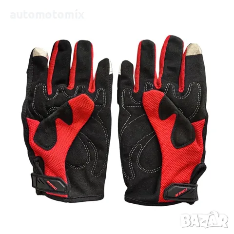 Ръкавици за мотор с протектори L,XL,XXL - Червени, 2броя, снимка 4 - Аксесоари и консумативи - 50409407
