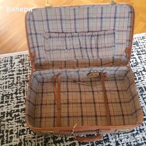 Кожен Куфар Антика, снимка 5 - Антикварни и старинни предмети - 49975876