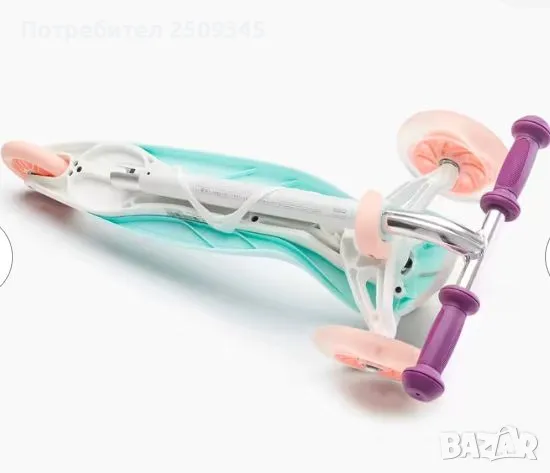 Детска светеща тротинетка до 50 кг, снимка 7 - Велосипеди - 49776429