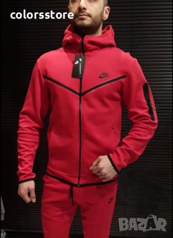 Червен мъжки Екип  Nike код SS-T68E, снимка 1 - Спортни дрехи, екипи - 41793427