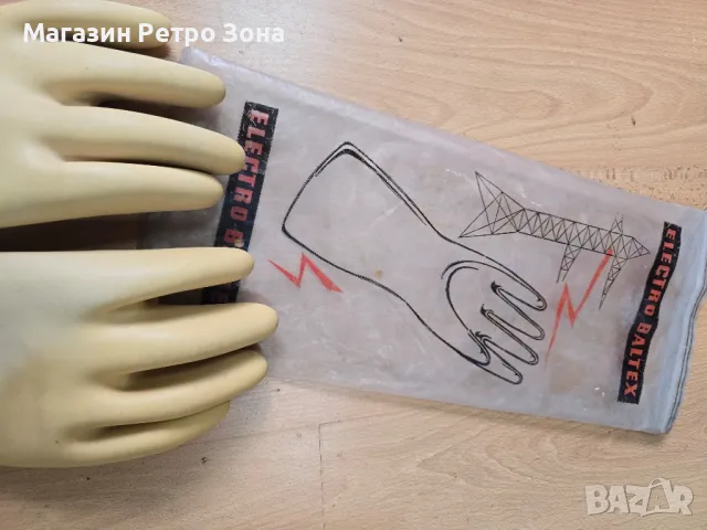 Диелектрични ръкавици за работа под напрежение 20.000 V. Не са използвани. , снимка 2 - Други инструменти - 49666675