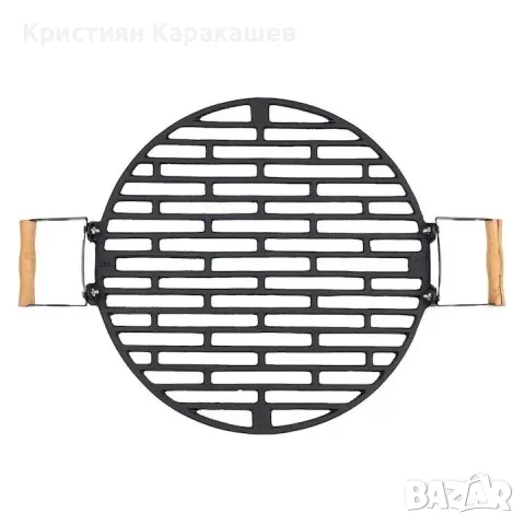 Чугунено барбекю , 35.5х36см, Черен, снимка 5 - Барбекюта - 49929080