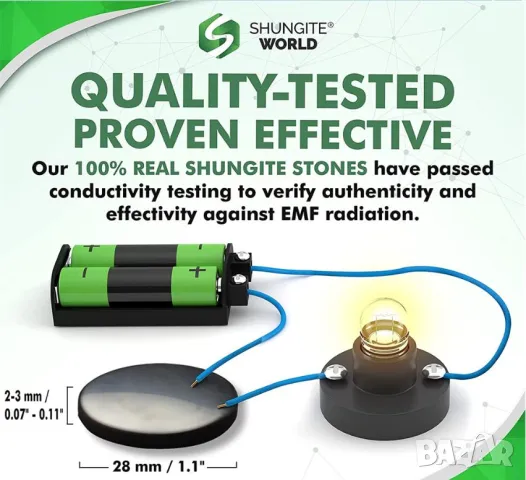 Антистатична Лепенка от Шунгит за Смартфон Таблет Мобилен Стационарен Телефон Лаптопи Ноутбук Рутери, снимка 9 - Други - 48138279