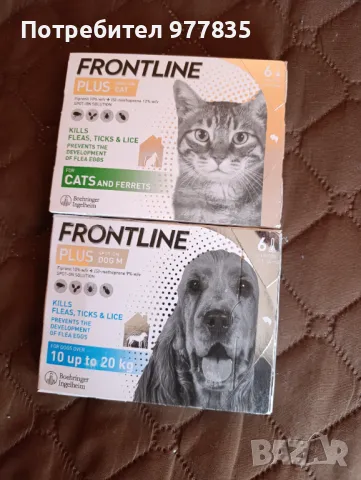 Frontline PLUS – против бълхи и кърлежи