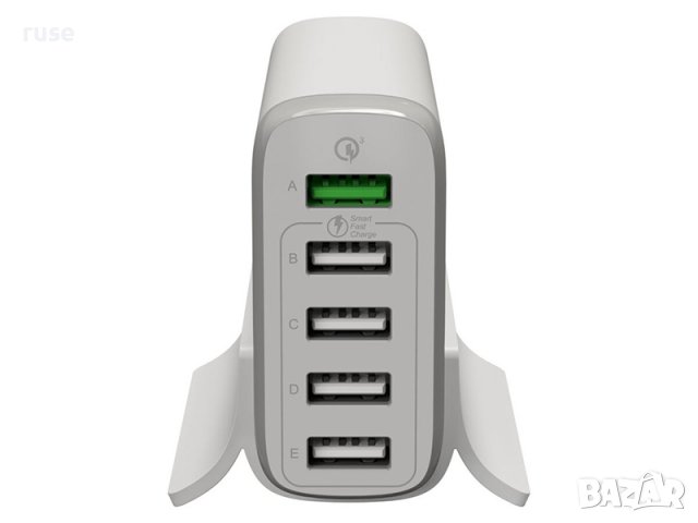 НОВИ! Зарядна станция, USB хъб за едновременно зареждане на устройства, снимка 2 - Оригинални зарядни - 40053499