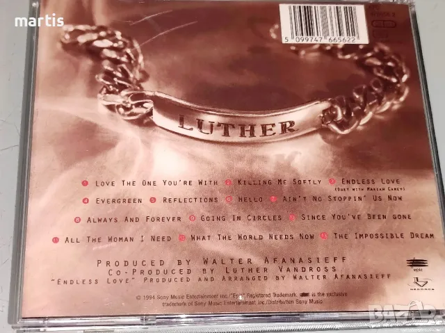 Luther Vandross CD , снимка 3 - CD дискове - 49314349