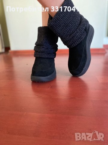 Дамски боти от кожа/текстил, снимка 2 - Дамски боти - 39575884