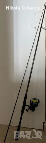 Въдица GOLDEN CATCH INQUSITOR INS-802  и макара SAIMINO BR4000, снимка 4 - Въдици - 55799967