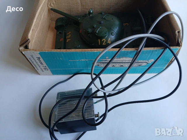 Anker стара пластмасова ГДР играчка танк., снимка 3 - Колекции - 53340795
