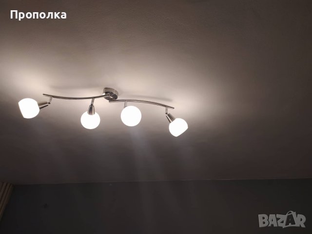 Осветително тяло/лампа тип Спот с четири крушки, снимка 7 - Лампи за таван - 42714121