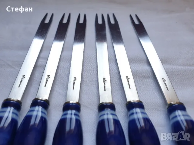 Комплект вилички за фондю Rosenthal , снимка 3 - Антикварни и старинни предмети - 49426502